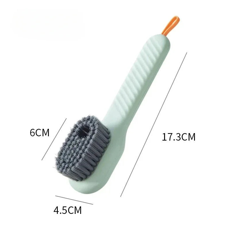 1/2/4PCS Shoe Washing Machine Bag with Liquid Shoe Brush Set Durable Laundry Shoe Bag and Soft Bristle Clean Brush for All Shoes