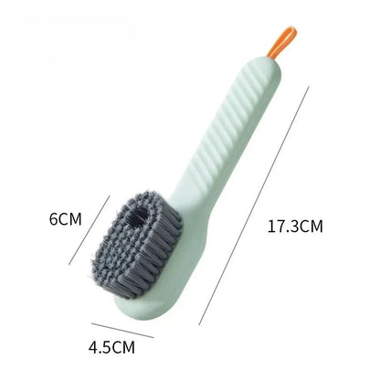 1/2/4PCS Shoe Washing Machine Bag with Liquid Shoe Brush Set Durable Laundry Shoe Bag and Soft Bristle Clean Brush for All Shoes